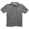 Vive La Fete California State University Los Angeles Polo Shirts for Boys 100% Polyester - Embroidered Stripes Short Sleeve Polo Boys Shirt Black Stripes Short Sleeve Polo Boys Shirt view 1