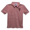 Vive La Fete Texas Tech Polo Shirts for Boys 100% Polyester - Embroidered Stripes Short Sleeve Polo Boys Shirt Red Stripes Short Sleeve Polo Boys Shirt view 1