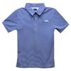 Alabama at Huntsville University Polo Shirts for Boys 100% Polyester - Embroidered Stripes Short Sleeve Polo Boys Shirt Royal Stripes Short Sleeve Polo Boys Shirt view 1
