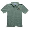 Vive La Fete Wright State University Polo Shirts for Boys 100% Polyester - Embroidered Stripes Short Sleeve Polo Boys Shirt Green Stripes Short Sleeve Polo Boys Shirt view 1