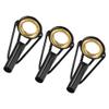 M METERXITY 3 Pack Fishing Rod Tips Repair Kit - Stainless Steel Ring Guide Replacement, Corrosion-Resistant, Apply to Fishing Rod (3.8mm Tube Dia, Black) view 1