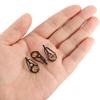 M METERXITY 3 Pack Fishing Rod Tips Repair Kit - Stainless Steel Ring Guide Replacement, Corrosion-Resistant, Apply to Fishing Rod (3.8mm Tube Dia, Black) view 4