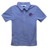 Boise State University Polo Shirts for Boys 100% Polyester - Embroidered Stripes Short Sleeve Polo Boys Shirt Royal Stripes Short Sleeve Polo Boys Shirt view 1