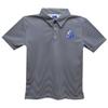 Drake University Polo Shirts for Boys 100% Polyester - Embroidered Stripes Short Sleeve Polo Boys Shirt Navy Stripes Short Sleeve Polo Boys Shirt view 1