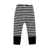 Infant Newborn Baby Boys Girls Striped Patchwork Pants Trousers Leggings Outfits Clothes Green (Black, 0-6 Months) view 1