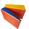 Rygcrud Foldable Incline Gymnastics Mat, Wedge Cheese Skill Shape Tumbling Mats, Kids Exercise Mat with Carry Handle for Children's Play Home Exercise Aerobics (Color : Red, Size : 160x60x35cm) view 4