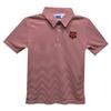 Vive La Fete Arkansas State University Polo Shirts for Boys 100% Polyester - Embroidered Stripes Short Sleeve Polo Boys Shirt Red Stripes Short Sleeve Polo Boys Shirt view 1
