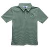 Vive La Fete Northwest Missouri State University Polo Shirts for Boys 100% Polyester - Embroidered Stripes Short Sleeve Polo Boys Shirt Green Stripes Short Sleeve Polo Boys Shirt view 1