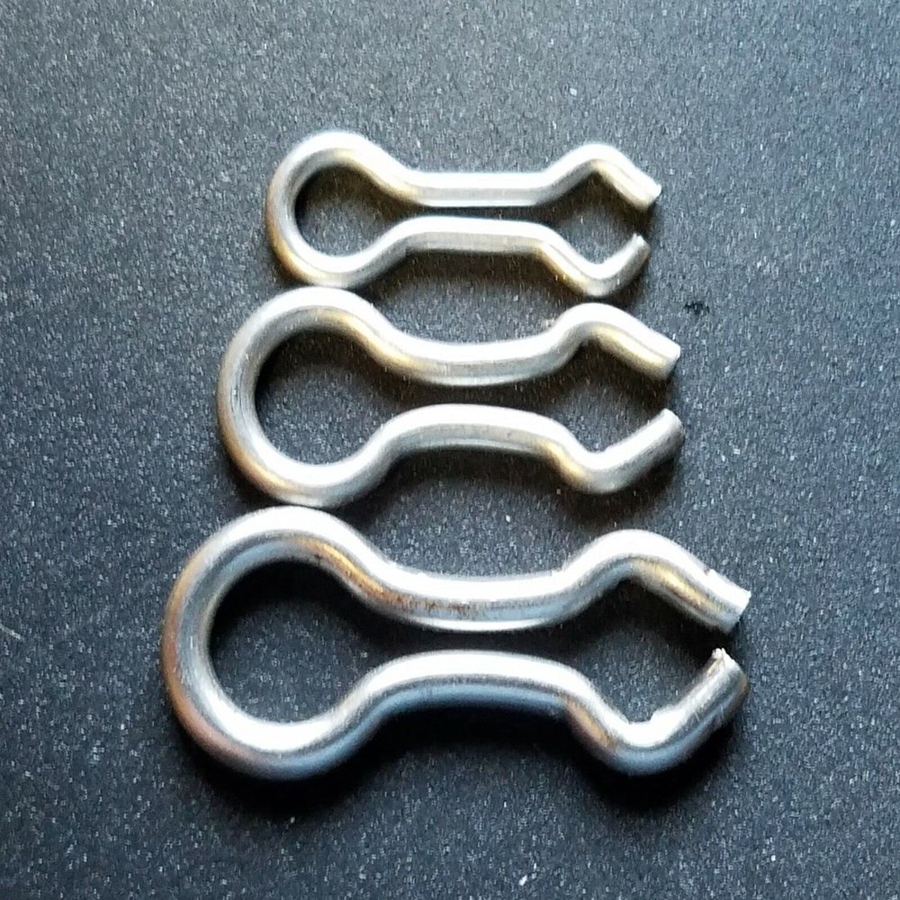 100 Stainless Eyelet Eyes Steel Lead Sinker Weight #1#2#3 Hilts & Do-It Molds (#3)
