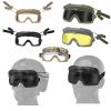 Outdoor Sports Tactical Shooting Goggles Airsoft Paintball Hunting Gear Fast Helmet Wing Rail Clip Buckle Mount view 2