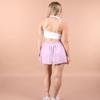 9teen Boutique Flowy Athletic Shorts for Women Gym Yoga Workout Running Tennis Butterfly Skirts Biker Cute Spandex Clothes Casual Summer Lilac view 3