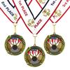 All Quality Bowling Swirling Stars Design Medals - 1st, 2nd, 3rd Place - 30 Piece Set (10 Pack) view 1