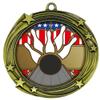 All Quality Bowling Swirling Stars Design Medals - 1st, 2nd, 3rd Place - 30 Piece Set (10 Pack) view 2
