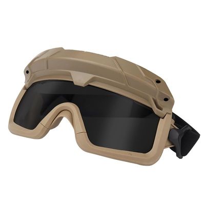 Outdoor Sports Tactical Shooting Goggles Airsoft Paintball Hunting Gear Fast Helmet Wing Rail Clip Buckle Mount