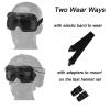 Outdoor Sports Tactical Shooting Goggles Airsoft Paintball Hunting Gear Fast Helmet Wing Rail Clip Buckle Mount view 3