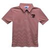 Vive La Fete Bridgewater State University Polo Shirts for Boys 100% Polyester - Embroidered Stripes Short Sleeve Polo Boys Shirt Red Stripes Short Sleeve Polo Boys Shirt view 1