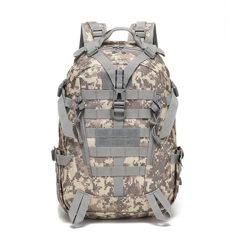 Tactical 25L Combat Camouflage Bag Outdoor Sports Pack Hiking Rucksack Knapsack Molle Backpack