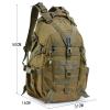 Tactical 25L Combat Camouflage Bag Outdoor Sports Pack Hiking Rucksack Knapsack Molle Backpack view 3