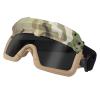Outdoor Sports Tactical Shooting Goggles Airsoft Paintball Hunting Gear Fast Helmet Wing Rail Clip Buckle Mount view 1