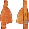 Horse Western Adult Tooled Leather Replacement Saddle Fender Pair Set for Roping Trail Barrel Pleasure Saddles with Belvin Buckles LF-013C view 1