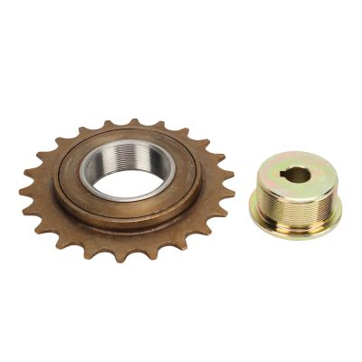 Diydeg Single Speed Freewheel with Left Drive Freewheel Adapter Set, Flywheel Sprockets Parts Fit for MY1016Z MY1016 MY1018 MY1020 Motors, One Speed Cycling Replacement