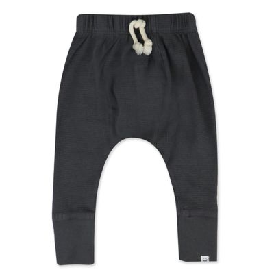 HonestBaby Multipack Honest Pants Joggers Pull on 100% Organic Cotton for Infant Baby and Toddler, Boys, Girls, Unisex, Blackened Pearl, 3T
