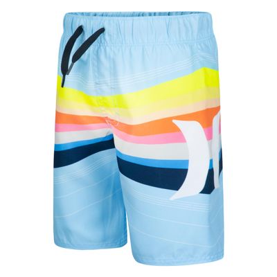 Hurley Boys' Pull On Swim Trunks, Blue Dream, 3T