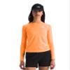 The North Face Girls Amphibious L/S Sun Tee, S, Bright Cantaloupe view 1