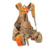 Marsupial Gear Upland Vest - Durable Bird Hunting Vest with Rear Bird Bag and MOLLE Customization for Pheasant and Chukar, Small Belt/Large Shell Pouches, Blaze Orange view 1