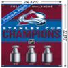 Trends International NHL Colorado Avalanche - Champions 23 Wall Poster, 14.72" x 22.37", Premium Poster & Push Pin Bundle view 3