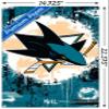 Trends International NHL San Jose Sharks - Maximalist Logo 23 Wall Poster, 14.72" x 22.37", Premium Poster & Push Pin Bundle view 3