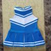Total 2550 Little Girls' Children Kids Dress Cheerleader Uniform Cheerleading Halloween Costume Medium Blue/White (XXL / 13-16) view 2