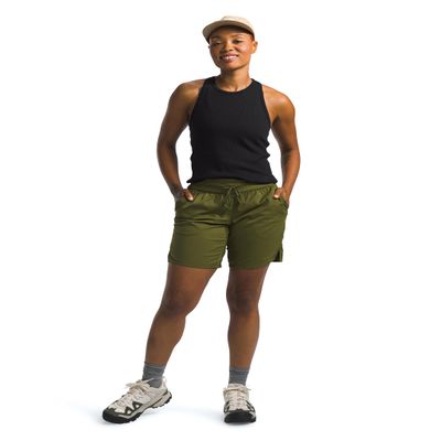 The North Face Women's Sunpeak Waffle Tank, TNF Black, Medium