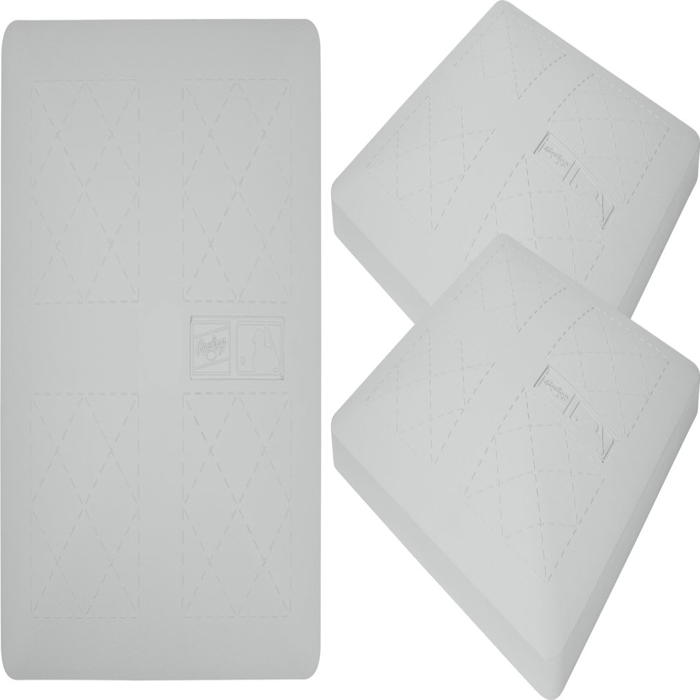 Rawlings | THROW DOWN Base Set | T-Ball / Baseball / Softball | Set of 3 Bases | Indoor / Outdoor Use
