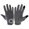 eGlove - eQUEST GripPro X-LITE Horse Riding Gloves - Lightweight, Breathable, Grippy Non-Slip Material - Comfort Mesh Back - Touchscreen Gloves (Grey - Silver Glitter Cuff, XXX-Small) view 1