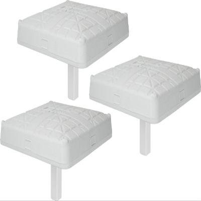Rawlings | HOLLYWOOD IMPACT Base Set | Baseball / Softball | Includes 6" Stanchions | Set of 3 Bases