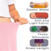 STRETCH IS COMFORT Girl's A-Line Skirt Knee Length Mocha Medium view 4