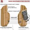 Amberide Ruger LCP .380 IWB Holster,Kydex-Boltaron Inside Waistband Fit Original Ruger LCP .380 Auto,Secure Retention,Quick Draw,030 Cant view 4