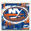 Trends International NHL New York Islanders - Maximalist Logo 23 Wall Poster, 22.37" x 34.00", Premium Print and Beechwood Hanger Bundle view 1