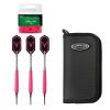 Viper 20-9076 V Glo Soft Tip 18gm Pink Casemaster Deluxe Black Nylon Dart Case & 2BA Tufflex Tips Pink - 100 Count view 1