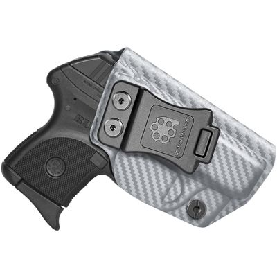 Amberide Ruger LCP .380 IWB Holster,Kydex-Boltaron Inside Waistband Fit Original Ruger LCP .380 Auto,Secure Retention,Quick Draw,030 Cant