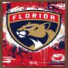 NHL Florida Panthers - Maximalist Logo 23 Wall Poster, 22.4L" x 14.7W", Mahogany Framed Version view 1