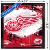 Trends International NHL Detroit Red Wings - Maximalist Logo 23 Wall Poster, 22.4L x 14.7W, Black Framed Version view 3