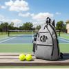 Claycosports Personalized Pickleball Bag - Padel Backpack, Reversible Sling Bag for Women Men, Paddle Holder (Gray) view 2