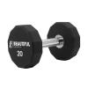 12- Sided Premium Urethane Dumbbell Weight | Superior High-Grade Steel Hand Weight for Workout, Fitness | Sizes 5 lbs - 30 lbs with Pink Logo (20 LBS - White Logo) view 2