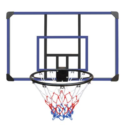 AOKUNG Wall-Mounted Basketball Hoop, 45 "x 29" shatterproof Back, Folding, Durable Hoop and All-Weather net for Indoor and Outdoor use