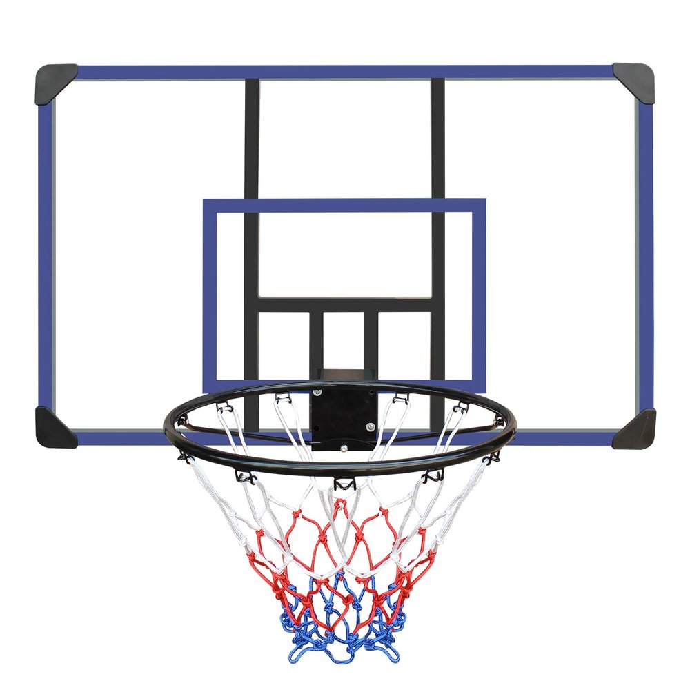 AOKUNG Wall-Mounted Basketball Hoop, 45 "x 29" shatterproof Back, Folding, Durable Hoop and All-Weather net for Indoor and Outdoor use