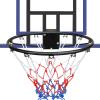 AOKUNG Wall-Mounted Basketball Hoop, 45 "x 29" shatterproof Back, Folding, Durable Hoop and All-Weather net for Indoor and Outdoor use view 2