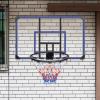 AOKUNG Wall-Mounted Basketball Hoop, 45 "x 29" shatterproof Back, Folding, Durable Hoop and All-Weather net for Indoor and Outdoor use view 3