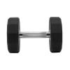 12- Sided Premium Urethane Dumbbell Weight | Superior High-Grade Steel Hand Weight for Workout, Fitness | Sizes 5 lbs - 30 lbs with Pink Logo (15 LBS - White Logo) view 4